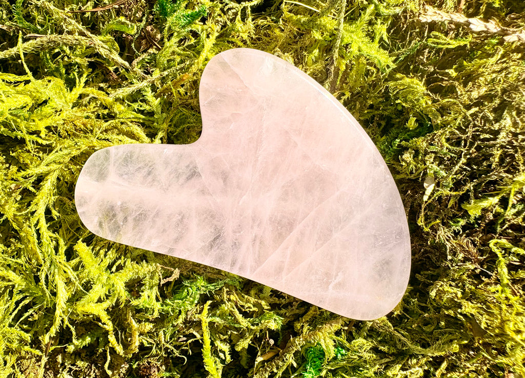 The Tension Releasing Rose Quartz Gua Sha