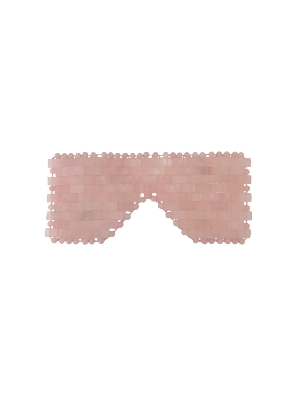 The Ritual Rose Quartz Gemstone Eye Mask