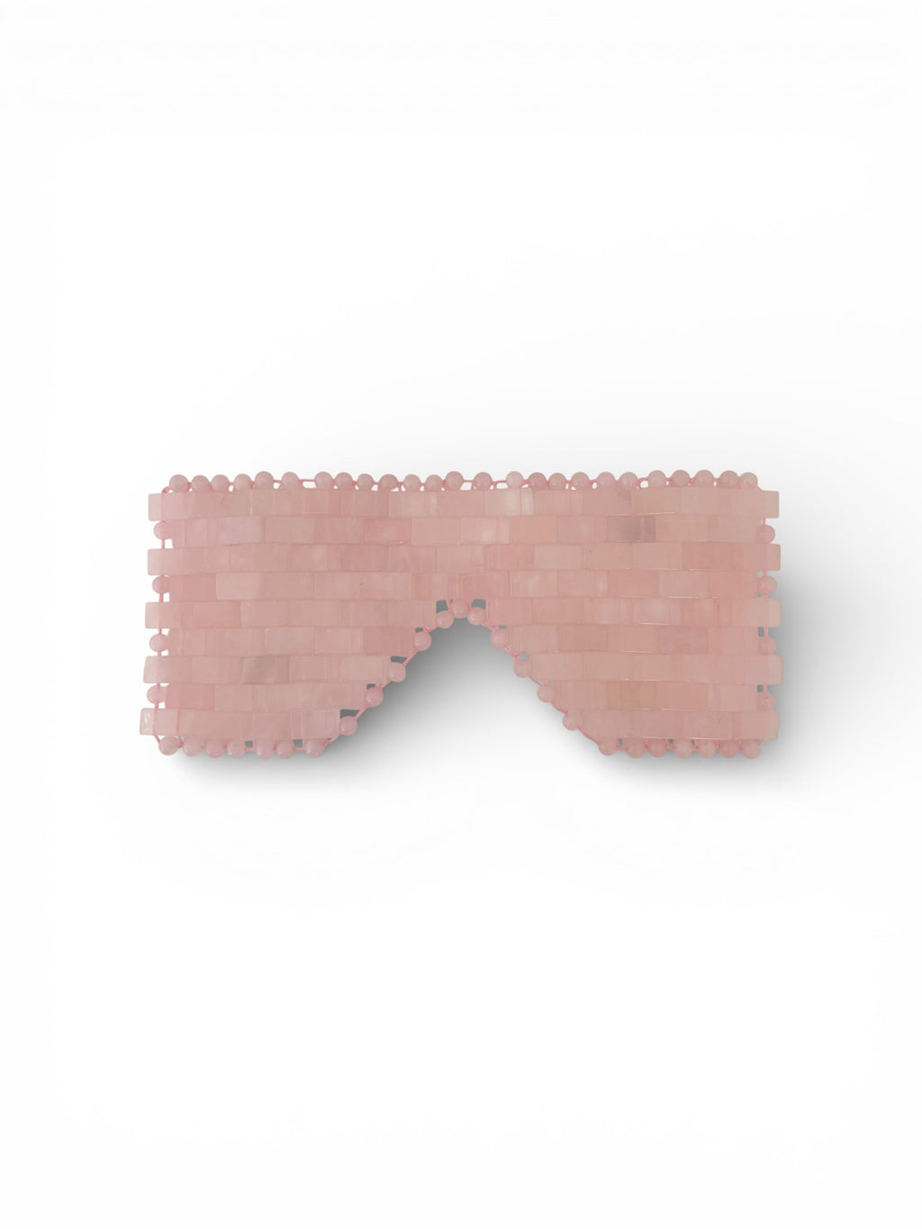 The Ritual Rose Quartz Gemstone Eye Mask
