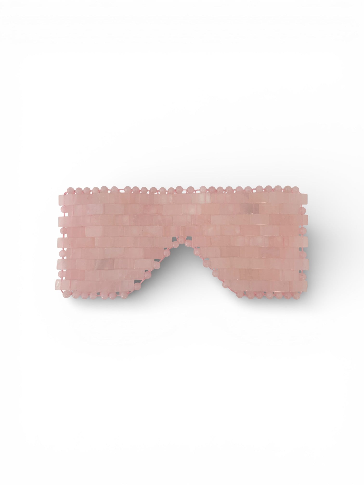 The Ritual Rose Quartz Gemstone Eye Mask